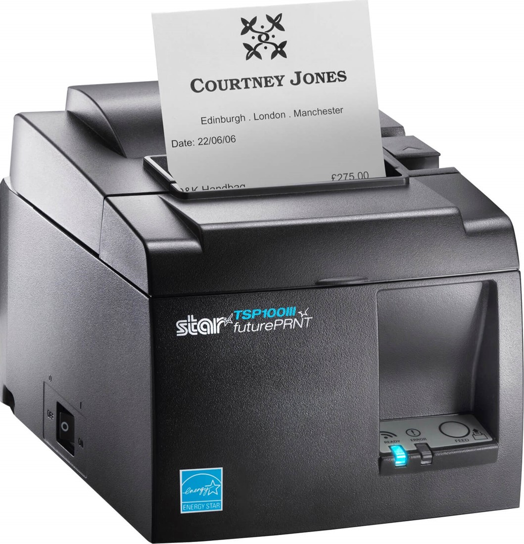 Star III receipt printer dark grey (USB) | POSdata.eu